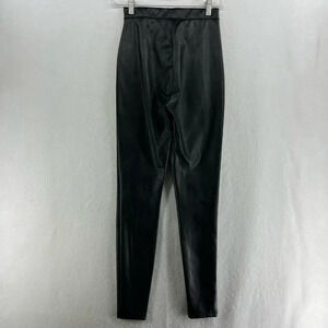 Express Legging Women's Size XS High Waisted Faux Leather Skinny Slim Stretch
